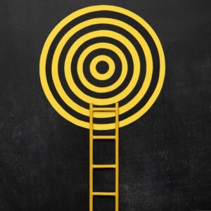 top-view-dartboard-with-ladder